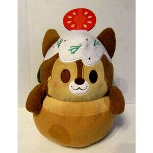 Disney Chip & Dale Munchlings Street Food Fushion Falafel Pita Plushie Chip 15”
